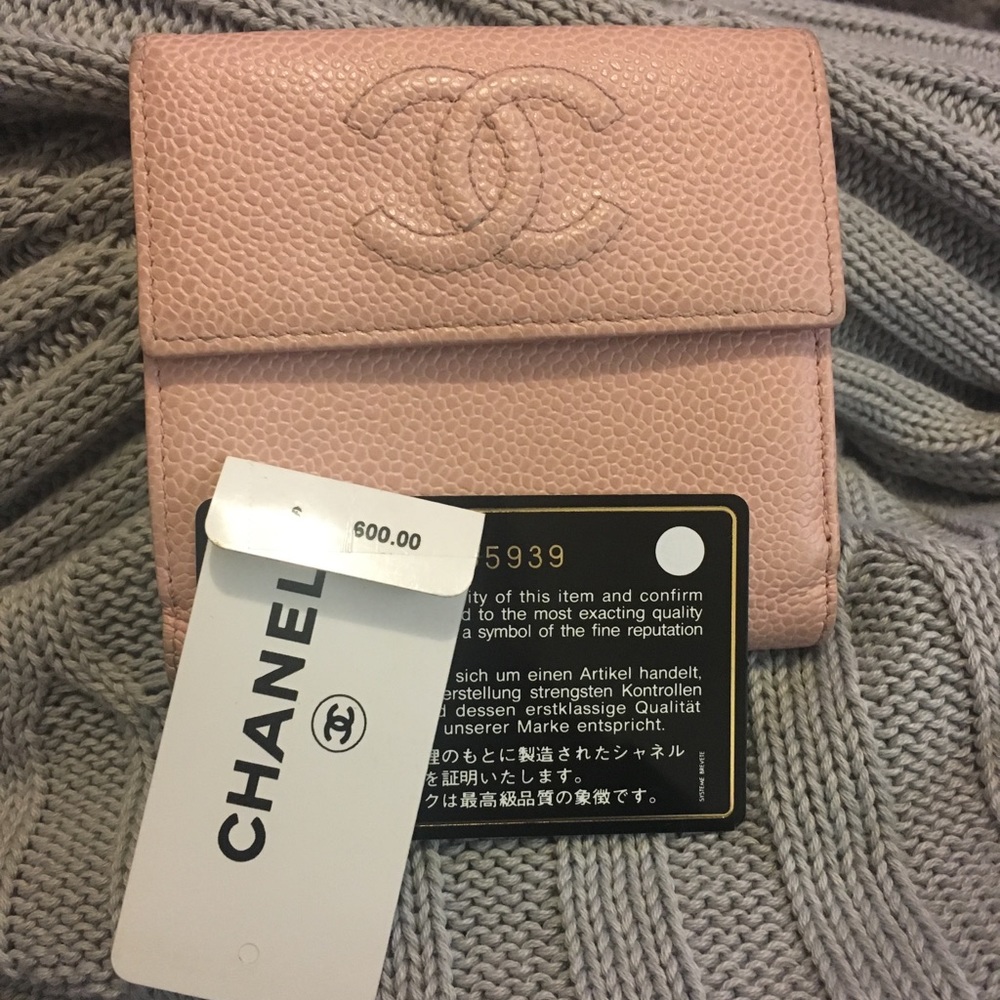 Authentic Chanel Wallet pink